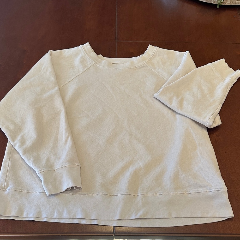 Mate Cream Crewneck Sweatshirt 1X
